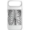 Funny Easy Lazy Halloween Costumes Custodia per iPhone Air X-Ray Skeleton Rib Cage Ossa Anatomia Costume di Halloween