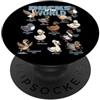 Duck Breeds Waterfowl Animal Cute Ducks Anatre del mondo Razze uccelli acquatici amante degli animali anatra carina PopSockets PopGrip Adesivo
