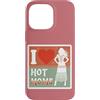 Modernes Damen t-shirt Herren Geburtstag Custodia per iPhone 14 Pro Max I Love Hot Moms Boho T-Shirt Uomo Donna Frase Divertente