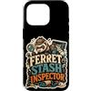 Jimbeels Custodia per iPhone 16 Pro Ferret Stash Inspector furetto nascondigli