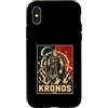 Ancient Greek Mythology Titan Kronos Pow Custodia per iPhone X/XS Kronos Titano greco Dio del Tempo Mitologia Potere