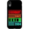 Lustige Geburtstagssprüche zum 22. B-Day Custodia per iPhone XR 22° compleanno leggendario dal giugno 2004 frase di compleanno