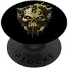 84 Pixel Design Tech Skull Futuristic Mechanical Skull Bot Future Technology PopSockets PopGrip Adesivo