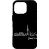 Korean Seoul Culture Hangul Travel Souve Custodia per iPhone 16 Pro Souvenir della cultura coreana dello skyline della Corea del Sud di Seul