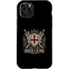 Medieval Crusader Knight Templar Order Custodia per iPhone 11 Pro Ordine del Re Cavaliere Crociato Medievale