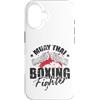 Muay Thai fight fight kick Thai boxing m Custodia per iPhone 16 Muay Thai Boxing Fighter Guerriero del Ring