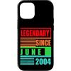 Lustige Geburtstagssprüche zum 22. B-Day Custodia per iPhone 12/12 Pro 22° compleanno leggendario dal giugno 2004 frase di compleanno