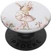 Dreamy Pink Princess Carino Bunny Ballerina Girl | Rosa Ballet Estetica PopSockets PopGrip Adesivo