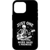 Bass Legends Jam Studio Custodia per iPhone 16 Pro Max Solo 1 Più Basso I Promise Funny Bassista Player