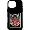 Hannya Oni Mask Aesthetic By TW Custodia per iPhone 16 Pro Max Yokai Oni Maschera Diavolo Giapponese Demone Tattoo Oni Mask