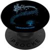 Genesis Vento E Wuthering Pieno Indietro Albero Blu PopSockets PopGrip Adesivo