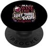 Sommelier Vineyard Boxed Drinking Design Dieta del vino perso tre giorni amante del vino Vino Fan PopSockets PopGrip Adesivo