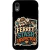 Jimbeels Custodia per iPhone XR Ferret Stash Inspector furetto nascondigli