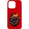 Spiral Custodia per iPhone 15 Pro Max Ufficiale Spiral Flaming Rose Gothic Fantasy