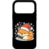 fox winter santa hat sleeping snow winte Custodia per iPhone 17 Pro Max Inverno volpe addormentata con cappello