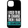 Funny Family & Parenting Humor Designs Custodia per iPhone 15 Plus Ho usato per essere al comando, poi ho avuto un nipote divertente
