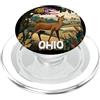 Ohio Outfit Bella coda bianca cervo in natura con Ohio Colors Costume PopSockets PopGrip per MagSafe