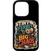 Jimbeels Custodia per iPhone 14 Pro Tiny Ferret Big Chaos umorismo furetto
