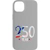 Patriotic US 250th Celebration Anniversa Custodia per iPhone 14 Plus 250 Year US Flag July 4th Anniversary Heart Vintage Inspired