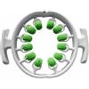 Lonnalee Massaggiatore per cellulite, manuale, copertura a 360°, massaggiatore anticellulite, rullo per massaggio a compressione e allungamento, cosce e glutei (verde, 1)