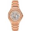 Armani Exchange Orologio Analogico Automatico Donna con Cinturino in Acciaio Inossidabile AX4619, Tono oro