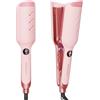 Wavytalk Power Wave Piastra Capelli, Piastra Onde per Capelli, Con Protezione Ionica & Ventilazione per Meno Danni da Calore, Arricciacapelli Automatico Facile da Usare, Doppia Tensione, Rosa