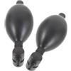 OKUMEYR 2 Pezzi Palloncini in Lattice per Pompa di Pressione Manuale con Valvola di Rilascio Aria, Nero, Accessori Versatili e Comodi per Sfigmomanometro