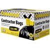 Commander CONT20EV - Sacchetti per immondizia resistenti, 81,3 x 116,8 cm, confezione da 20, per appaltatori, industriali, istituzionali e commerciali, 100 litri