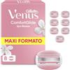Gillette Venus Comfortglide Spa Breeze 8 Lamette per Rasoio Donna