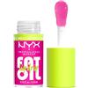 NYX Professional Makeup Fat Oil Lip Drip, Gloss Labbra, Fino a 12H di Idratazione, Maxi Applicatore, Con Squalano, Olio di Lampone e Camemoro, Tonalità Coconut Cutie, Profumo Cocco e Pesca