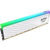 Adata Ram DIMM DDR5 8GB Adata XPG Lancer Blade RGB 1x8GB 5600MHz CL46 Bianco [AX5U5600C468G-SLABRWH]