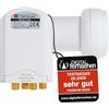 RED OPTICUM Opticum Quad LNB - LQP-04H - Contatti dorati (Full HD, 3D)