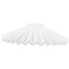 Homoyoyo Ceramica Bianca Paralume per Lampadario e Plafoniera 45mm | Struttura Stabile, Mantiene la Lampada Pulita, Resistente alla Rottura, per Luce a Soffitto e Candeliere