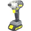 KOMBO PRO - Kit Avvitatore a Impulsi BRUSHLESS 1/4" 20V - 200Nm, 2.500 Giri/Min, Batteria 2.0Ah, Caricatore Rapido, 4 Bussole in Valigetta Rigida per Serraggi Precisi e Lavori Professionali