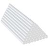 KEWUZY 200 stick di colla Ø 7 mm x 100 mm, mini stick di colla a caldo trasparente, stick di colla standard per pistola di colla, colla a caldo per fai da te, riparazione