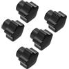 CoCud Manopola a Stella, Diametro 25 Mm M5, Testa in Plastica, Vite a Manopola a Filettatura Femmina - (Applicazioni: per Attrezzature Meccaniche), 5 Pezzi