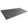 Erfu Pannello di costruzione XPS - 2 pezzi 1200 x 600 mm (=1,44 m²) | Piastra di costruzione impermeabile per bagno e WC | isolamento parete e pavimento (grigio, 1200 x 600 x 20 mm)