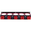 Homoyoyo Porta Spray Bottiglie da Parete in Ferro Resistente con Ganci per Garage Organizer per Spray e Attrezzi Detailing