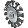 KS Tools 340.0039 Spazzola a Disco in Filo D'Acciaio Ritorto 0, 5 mm, Diametro 75 mm