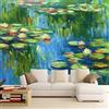 Generic Carta da Parati Camera Letto Loto Impressionista Dello Stagno 250x175cm Fotomurali Moda Decorazione da Muro Poster Carta da Parati Murale 3D per Soggiorno Ufficio Cameretta Bambini, Multiplo