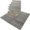 Art3d Piastrelle autoadesive PVC 30x30 cm fai da te vinile impermeabile effetto legno cucina sala da pranzo camera da letto 30 pezzi grigio tortora 2,7 m²