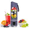 Mormark BLENDGO Frullatore Portatile, 450 ml, 8 Lame in Acciaio Inossidabile, 3 Velocità Regolabili, Ricarica USB, 80×80×255 mm, per Frullati e Bevande Salutari