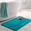 SOANNY Tappeto da Bagno 60x90 cm, Microfibra Morbida, Antiscivolo e Lavabile, Assorbente e Ad Asciugatura Rapida, Turchese