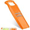 Börner Affettaverdure Roko PowerLine - Tagliaverdure per Frutta & Verdura - Mandolina Julienne per tagliare a Strisce fini - Mandolina per Verdure - Tagliaverure - Grattugia (Arancione)