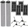 Oceanlend Parti di ricambio compatibili per aspirapolvere MOVA S70 Roller, S70 Ultra Roller, S70 Pro Roller, 2 rulli di pulizia + 4 filtri + 4 spazzole laterali