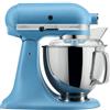 Kitchenaid Planetaria - Artisan - Robot da Cucina con testa inclinabile e 7 accessori - 4.8 L - Impastatrice - Color Blue velvet