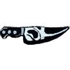 Cocoarm Tappeto con Coltello a Teschio Horror, Tappeto con Coltello a Teschio per Camera da Letto Divano Comodino Area Tappetino Arredamento di Benvenuto per la Casa Tappeto Ghostface