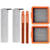 Whychstore Kit di accessori per Uwant D5 Pro D100 A60 V8 V10 D500, ricambio per lavapavimenti con spazzola a rullo, filtro HEPA neutralizzante