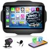ETLFUCyber 4G+128G Android Autoradio per Jeep Renegade 2016-2020 con Wireless Carplay & Android Auto, Schermo Touch IPS 9 pollici con GPS, WiFi, EQ, Bluetooth 5.0, Radio FM/RDS