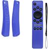 kwmobile Custodia Silicone Telecomando Compatibile con Samsung BN59-01312A / BN59-01312B Cover - Guscio Protettivo Telecomando Antiscivolo - Blu